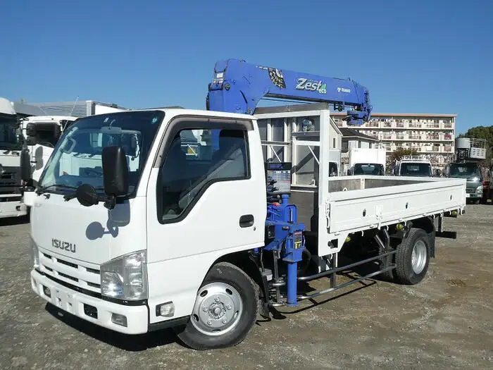 いすゞ エルフ 小型 クレーン付 4段 ラジコン の中古トラック【車両No.137844】