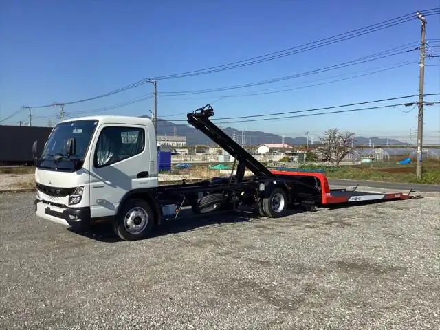 三菱 キャンター 小型 車両重機運搬 ラジコン ウインチ の中古トラック【車両No.138289】