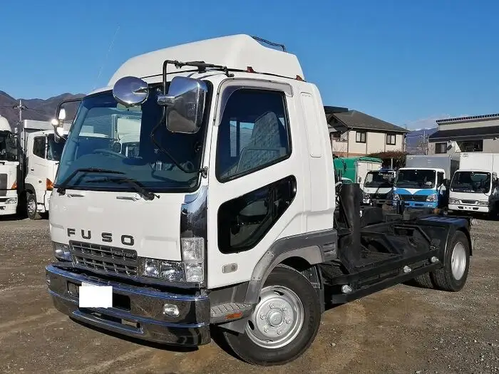 三菱 ファイター 中型/増トン アームロール シングルホイスト ベッド の中古トラック【車両No.138250】