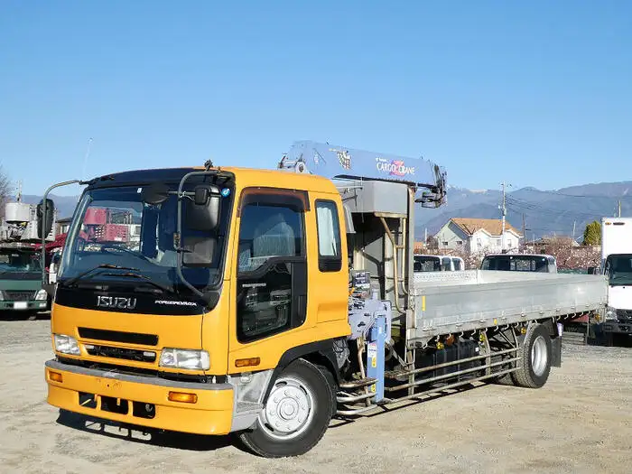 いすゞ フォワード 中型/増トン クレーン付 アルミブロック エアサス の中古トラック【車両No.138657】