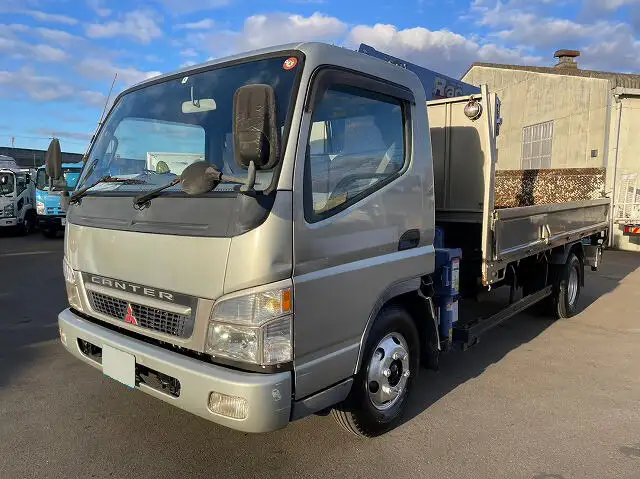 三菱 キャンター 小型 クレーン付 パワーゲート 4段 の中古トラック【車両No.138390】