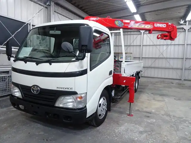トヨタ トヨエース 小型 クレーン付 床鉄板 3段 の中古トラック【車両No.138553】
