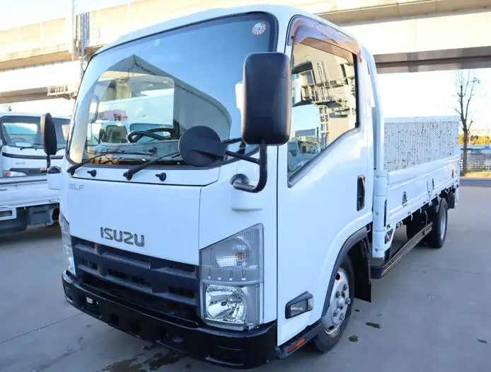 いすゞ エルフ 小型 平ボディ パワーゲート TKG-NLR85AR の中古トラック【車両No.138090】