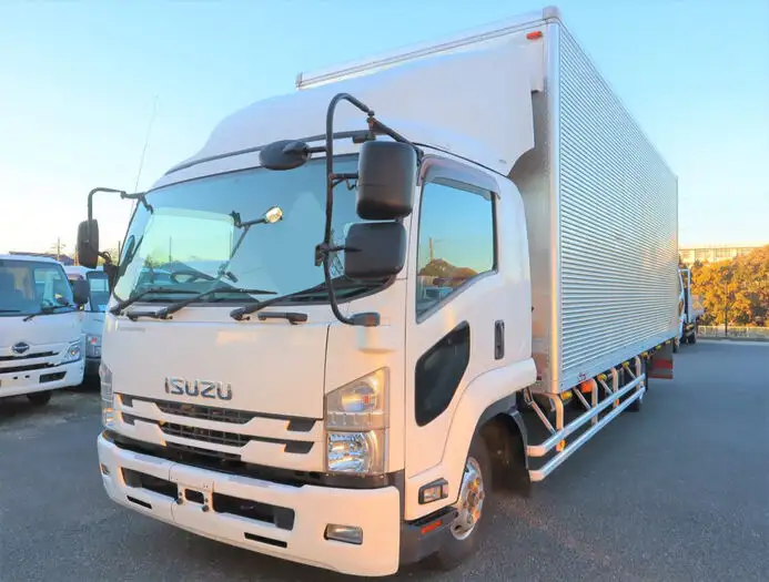 いすゞ フォワード 中型/増トン アルミバン エアサス ベッド の中古トラック【車両No.138107】