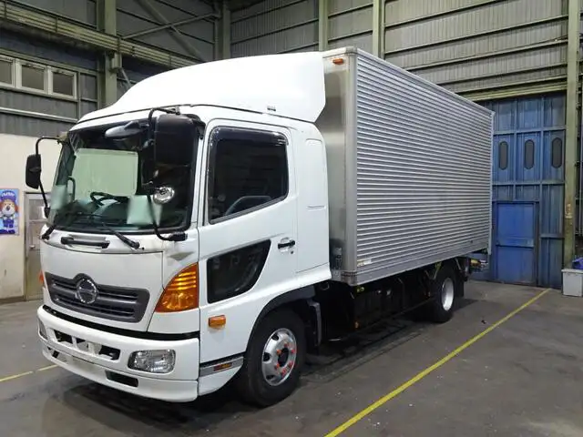 日野 レンジャー 中型/増トン アルミバン パワーゲート 床鉄板 の中古トラック【車両No.138806】