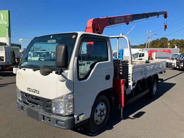 いすゞ エルフ 小型 クレーン付 4段 ラジコン の中古トラック【車両No.138787】