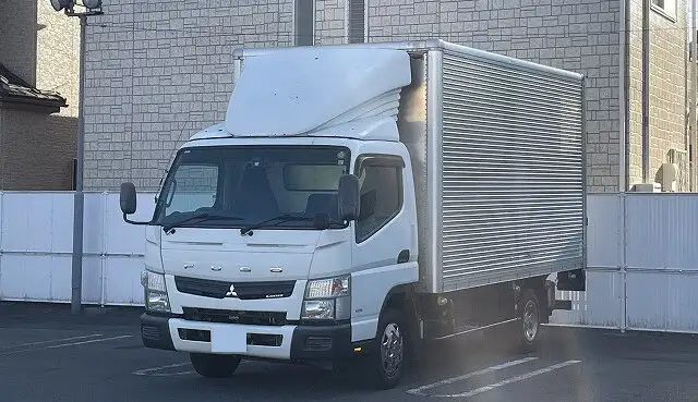 三菱 キャンター 小型 アルミバン パワーゲート TKG-FEB50 の中古トラック【車両No.139003】