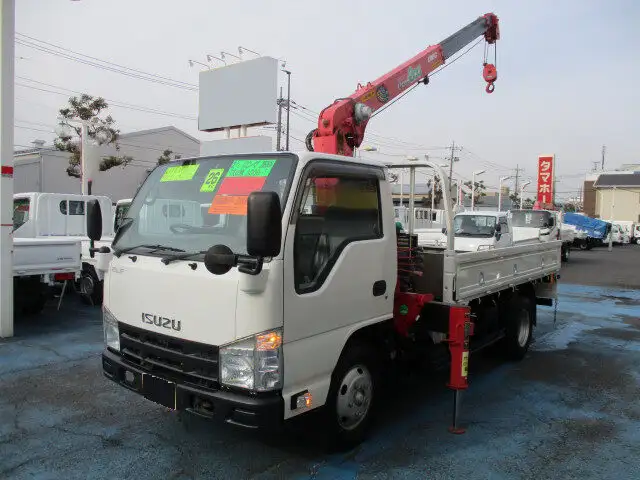 いすゞ エルフ 小型 クレーン付 3段 ラジコン の中古トラック【車両No.139014】