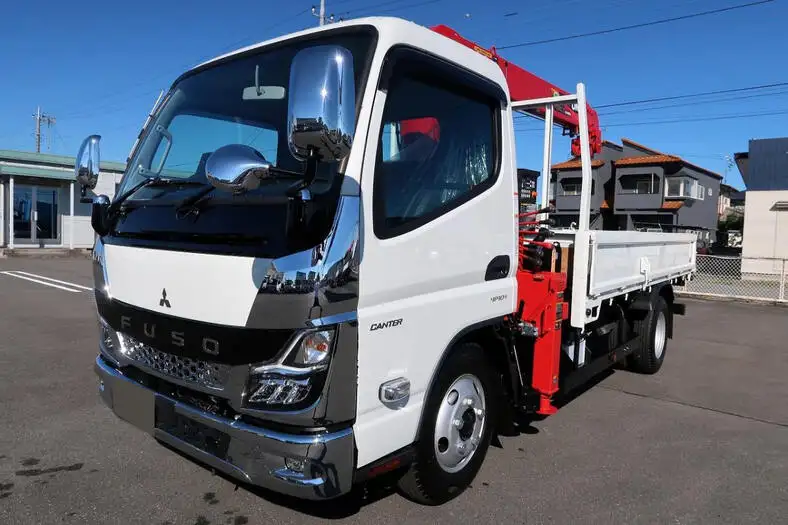 三菱 キャンター 小型 クレーン付 4段 ラジコン の中古トラック【車両No.139025】