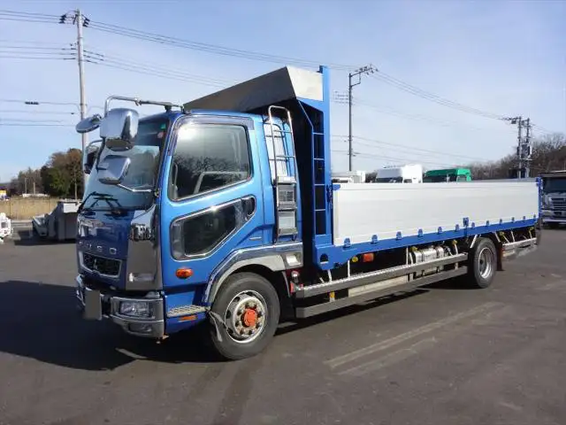 三菱 ファイター 中型/増トン 平ボディ 床鉄板 アルミブロック の中古トラック【車両No.139160】