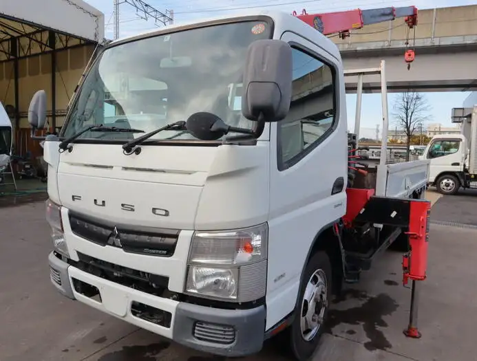 三菱 キャンター 小型 クレーン付 3段 フックイン の中古トラック【車両No.139172】