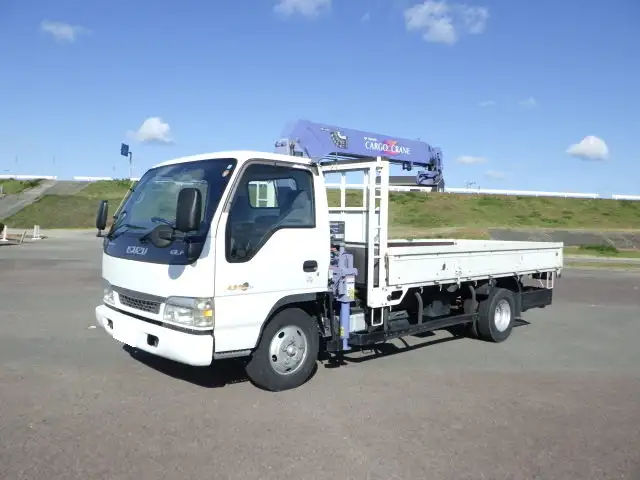 いすゞ エルフ 小型 クレーン付 4段 ラジコン の中古トラック【車両No.139130】