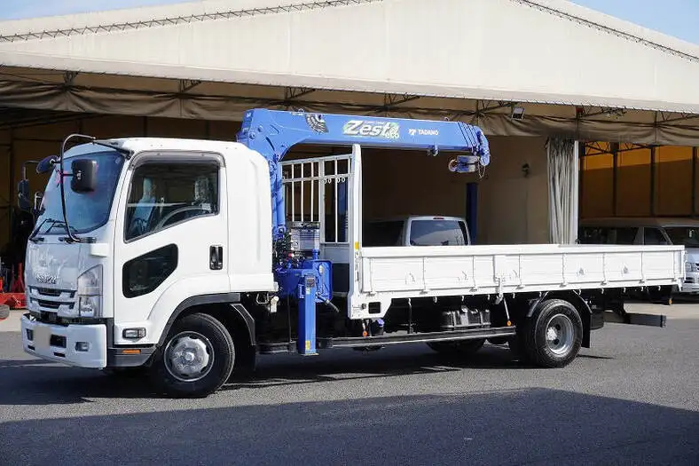いすゞ フォワード 中型/増トン クレーン付 床鉄板 4段 の中古トラック【車両No.139199】