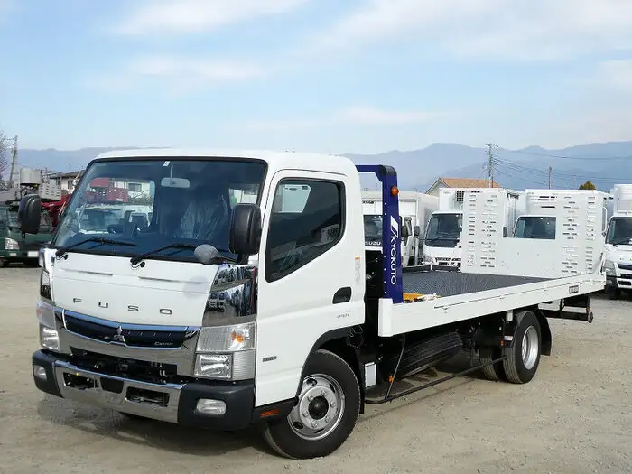 三菱 キャンター 小型 車両重機運搬 ウインチ カスタム の中古トラック【車両No.139266】