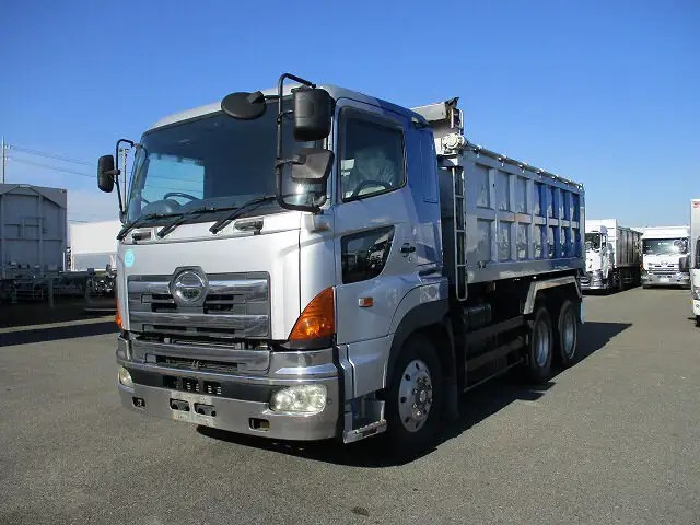 日野 プロフィア 大型 ダンプ 土砂禁 天蓋付き の中古トラック【車両No.139497】