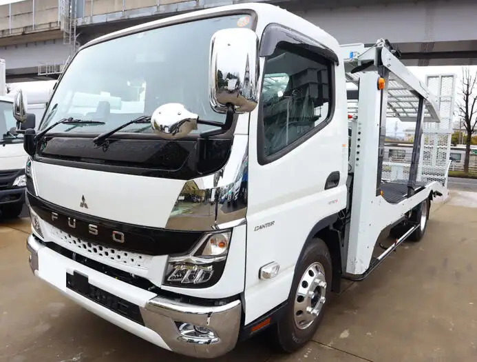 三菱 キャンター 小型 車両重機運搬 ラジコン ウインチ の中古トラック【車両No.139527】