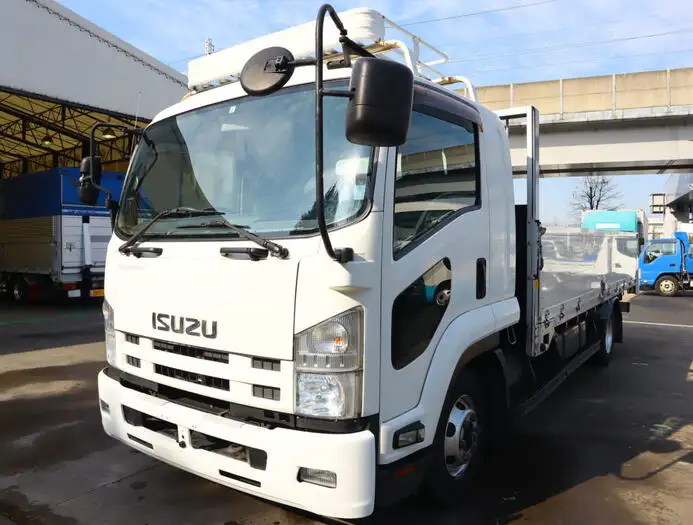 いすゞ フォワード 中型/増トン 平ボディ アルミブロック ベッド の中古トラック【車両No.139578】
