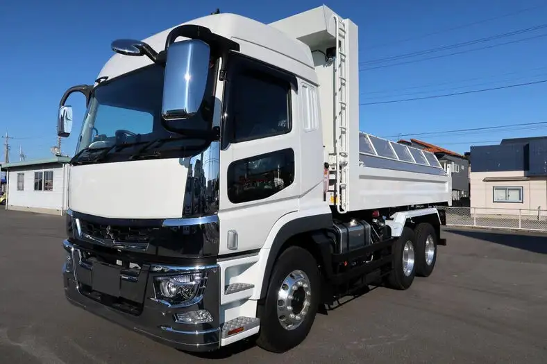 三菱 スーパーグレート 大型 ダンプ ハイルーフ ベッド の中古トラック【車両No.139553】