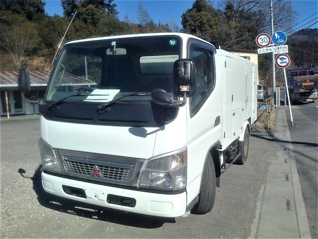 三菱 キャンター 小型 タンク車 高圧洗浄車 ｜画像1