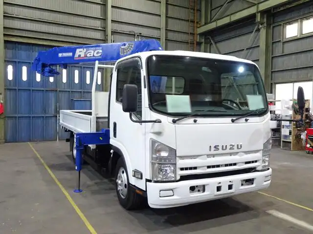 いすゞ エルフ 小型 クレーン付 床鉄板 5段 の中古トラック【車両No.139609】