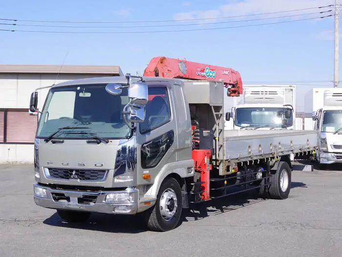 三菱 ファイター 中型/増トン クレーン付 床鉄板 アルミブロック の中古トラック【車両No.139799】