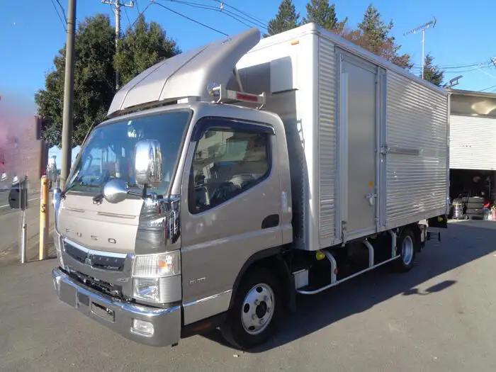 三菱 キャンター 小型 アルミバン パワーゲート サイドドア の中古トラック【車両No.139443】