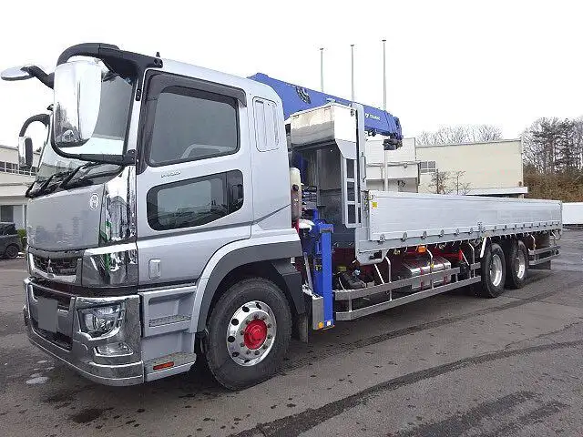 三菱 スーパーグレート 大型 クレーン付 アルミブロック エアサス の中古トラック【車両No.139882】
