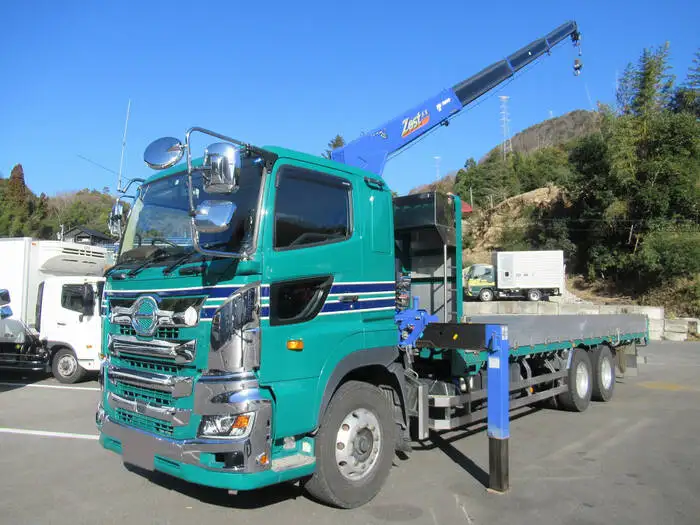 日野 プロフィア 大型 クレーン付 アルミブロック 4段 の中古トラック【車両No.139791】