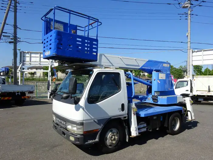 三菱 キャンター 小型 高所・建柱車 高所作業車 KK-FE53EB の中古トラック【車両No.139848】