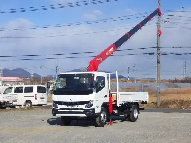 三菱 キャンター 小型 クレーン付 5段 ラジコン の中古トラック【車両No.140027】