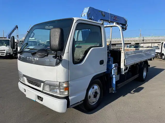 いすゞ エルフ 小型 クレーン付 3段 ラジコン の中古トラック【車両No.139743】