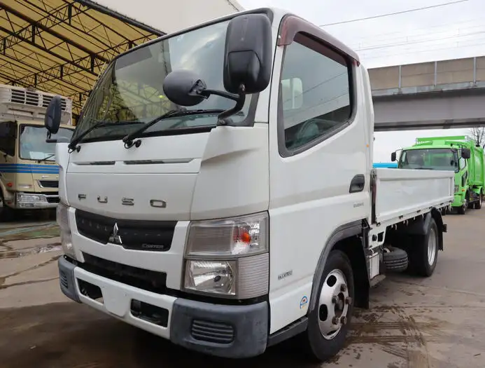 三菱 キャンター 小型 平ボディ 幌 TKG-FBA20 の中古トラック【車両No.139910】