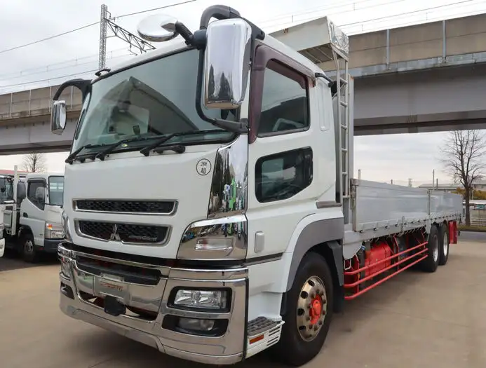 三菱 スーパーグレート 大型 平ボディ アルミブロック エアサス の中古トラック【車両No.139909】