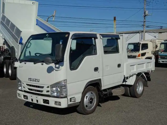 いすゞ エルフ 小型 平ボディ Wキャブ TPG-NJR85AD の中古トラック【車両No.140110】