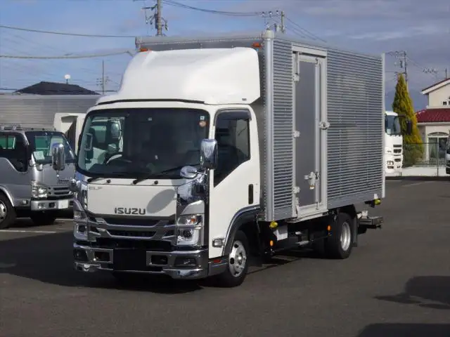 いすゞ エルフ 小型 アルミバン パワーゲート サイドドア の中古トラック【車両No.140283】