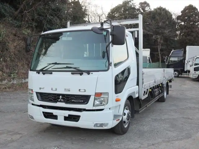 三菱 ファイター 中型/増トン 平ボディ アルミブロック ベッド の中古トラック【車両No.140285】