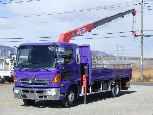 日野 レンジャー 中型/増トン クレーン付 4段 ラジコン の中古トラック【車両No.140300】