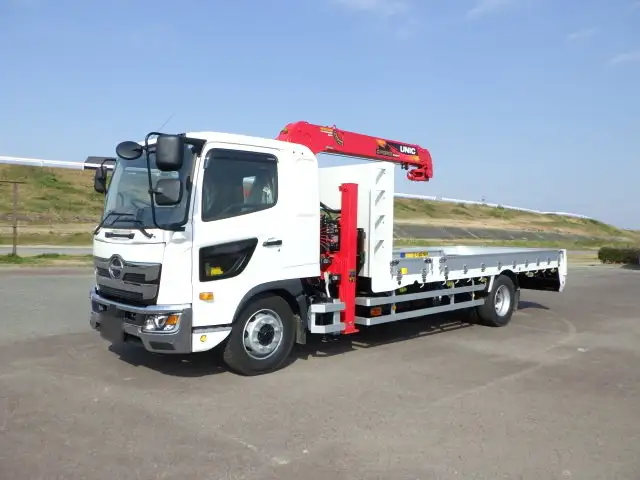 日野 レンジャー 中型/増トン 車両重機運搬 4段クレーン ラジコン の中古トラック【車両No.140265】