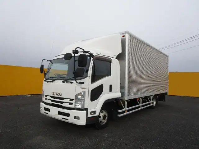 いすゞ フォワード 中型/増トン アルミバン エアサス センターローラー の中古トラック【車両No.140153】