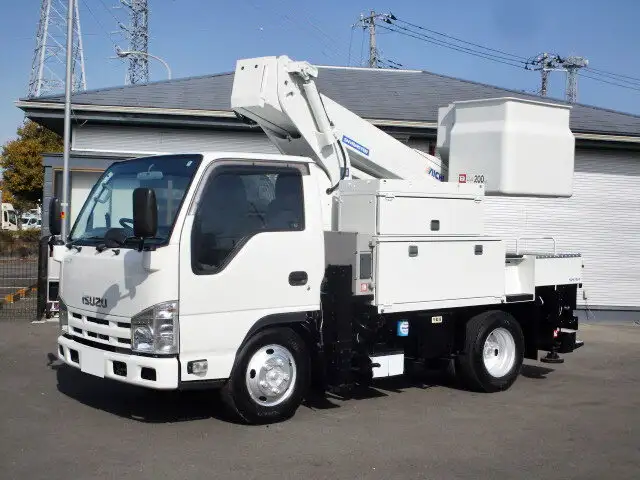 いすゞ エルフ 小型 高所・建柱車 高所作業車 TKG-NKR85AN の中古トラック【車両No.140425】