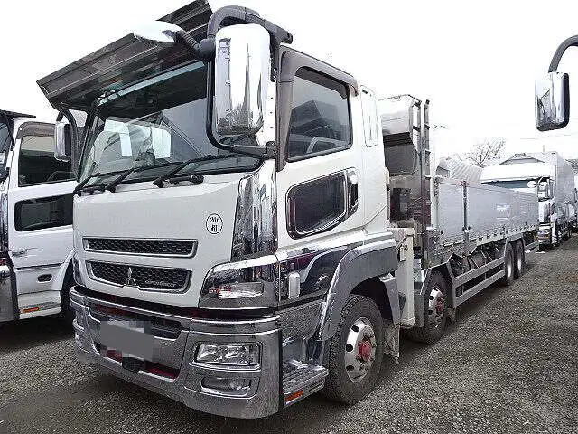 三菱 ザ・グレート 大型 クレーン付 アルミブロック 4段 の中古トラック【車両No.140303】