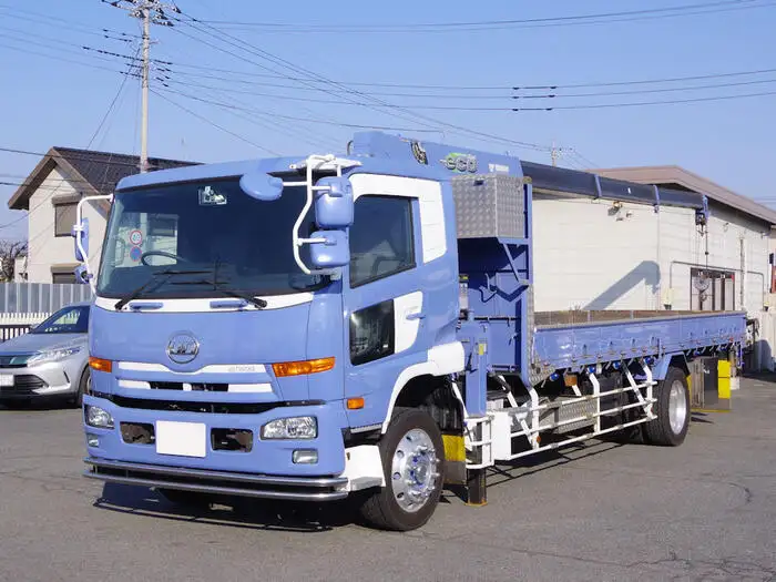 日産UD コンドル 中型/増トン クレーン付 床鉄板 4段 の中古トラック【車両No.140672】