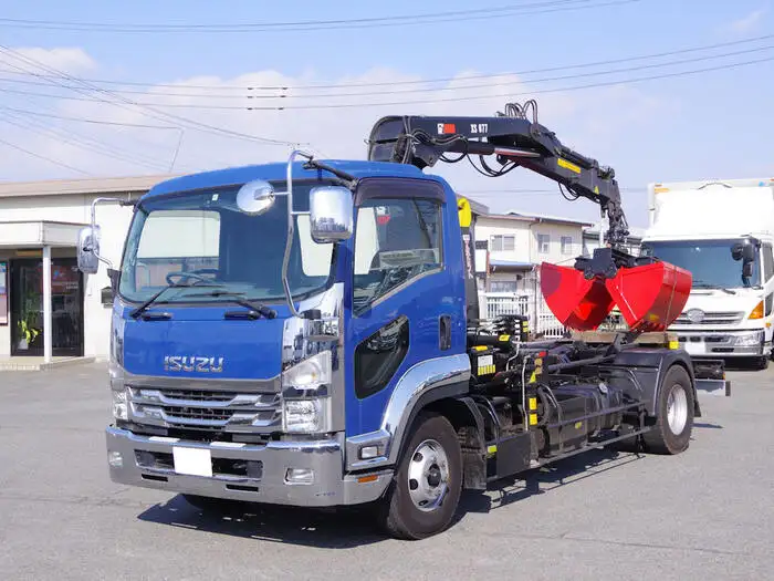 いすゞ フォワード 中型/増トン アームロール クレーン付き ツインホイスト の中古トラック【車両No.140671】