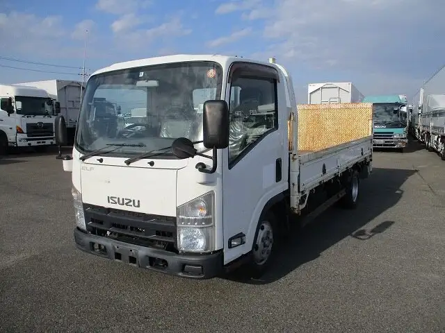 いすゞ エルフ 小型 平ボディ パワーゲート TKG-NLR85AR の中古トラック【車両No.140321】