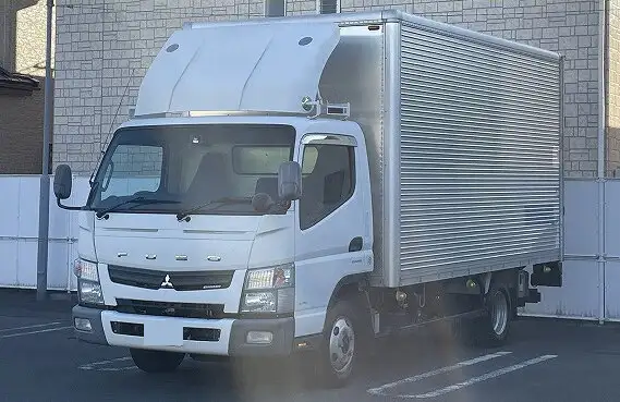 三菱 キャンター 小型 アルミバン パワーゲート SKG-FEB50 の中古トラック【車両No.140066】