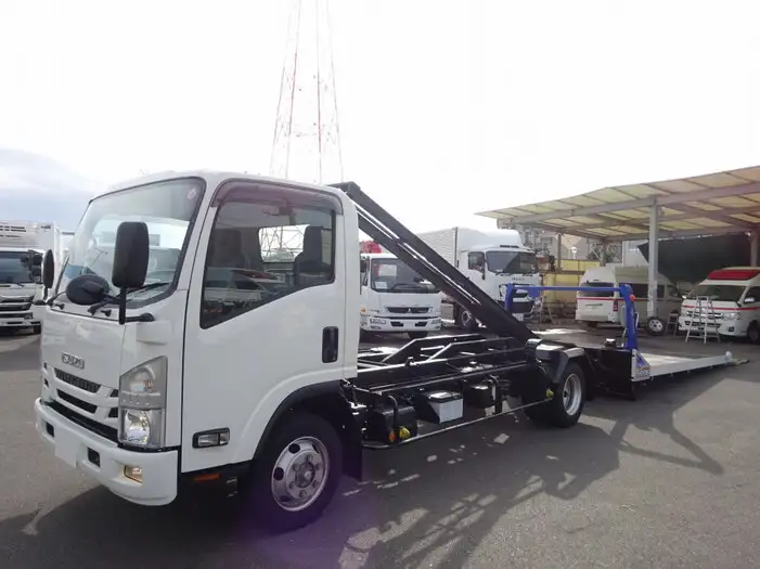 いすゞ エルフ 小型 車両重機運搬 ラジコン ウインチ の中古トラック【車両No.140784】