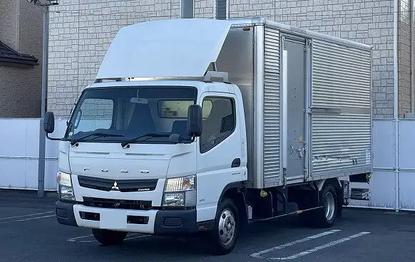 三菱 キャンター 小型 アルミバン パワーゲート サイドドア の中古トラック【車両No.140883】
