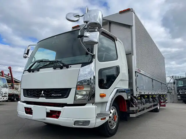 三菱 ファイター 中型/増トン ウイング エアサス ベッド の中古トラック【車両No.140843】
