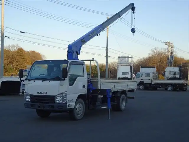いすゞ エルフ 小型 クレーン付 3段 ラジコン の中古トラック【車両No.141022】
