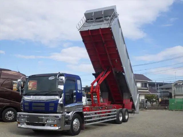 いすゞ ギガ 大型 ダンプ 土砂禁 ステンレス張り の中古トラック【車両No.141066】